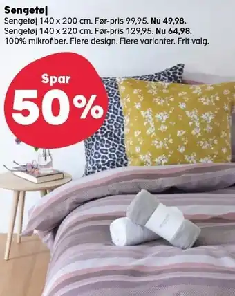 Kvickly Sengetøj tilbud