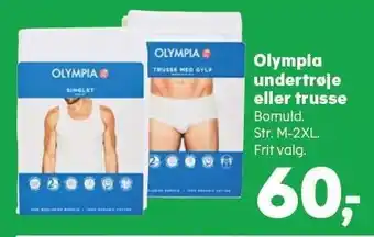 Kvickly Olympia undertrøje eller trusse tilbud