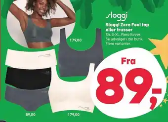 Kvickly Sloggi zero feel top eller trusser tilbud