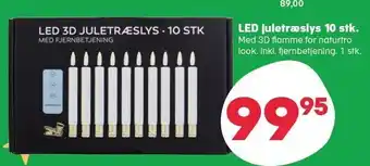 Led juletræslys 10 stk