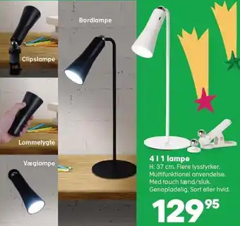 4 i 1 lampe