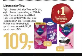 Føtex Libresse eller Tena tilbud