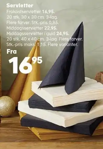 Kvickly Servietter tilbud