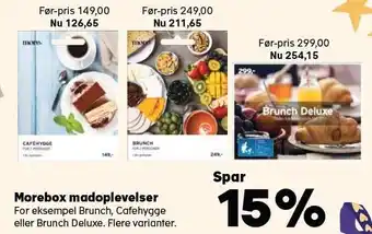Morebox madoplevelser