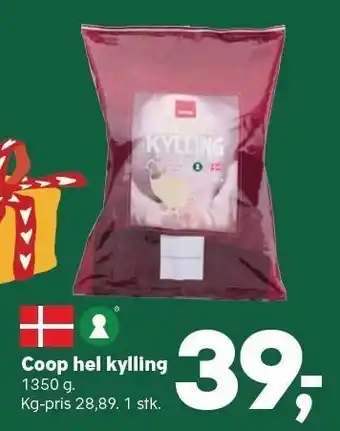 Coop hel kylling