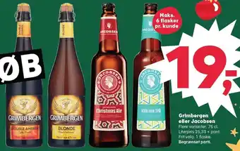 SuperBrugsen Grimbergen eller jacobsen tilbud