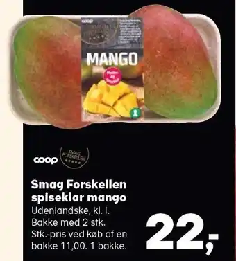SuperBrugsen Smag forskellen spiseklar mango tilbud