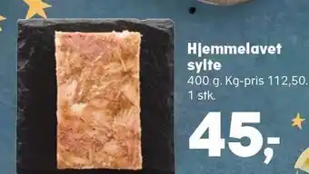 SuperBrugsen Hjemmelavet sylte tilbud