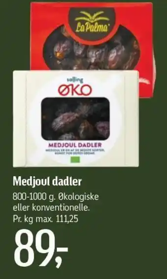 Føtex Medjoul dadler tilbud