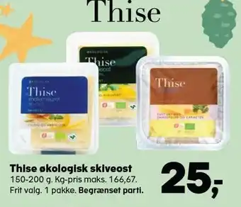 Thise økologisk skiveost