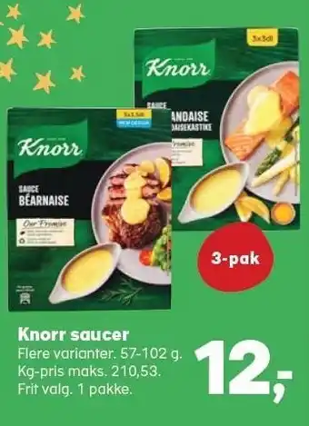 Knorr saucer