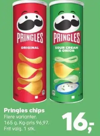 SuperBrugsen Pringles chips tilbud