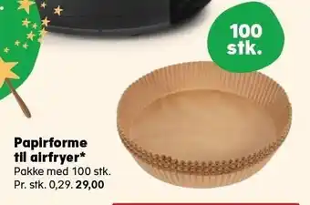 Papirforme til airfryer