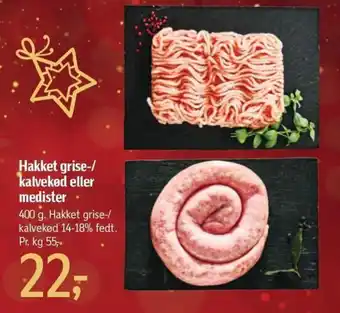 Føtex Hakket grise-/ kalvekød eller medister tilbud