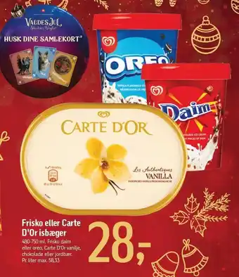 Føtex Frisko el. carte d'or isbæger tilbud