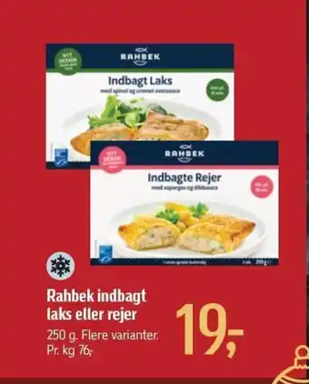 Føtex Rahbek indbagt laks eller rejer tilbud