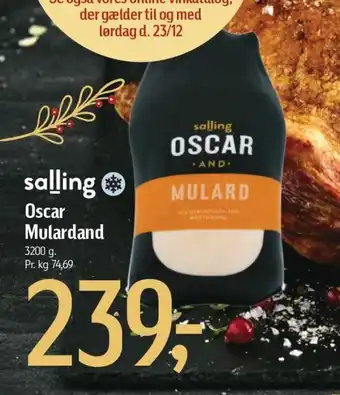Føtex Salling Oscar Mulardand tilbud