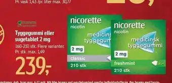 Føtex Tyggegummi el. sugetablet 2 mg tilbud