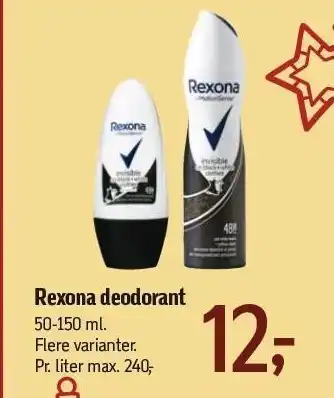 Føtex Rexona deodorant tilbud