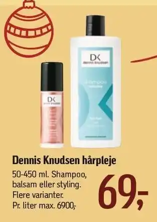 Føtex Dennis knudsen hårpleje tilbud