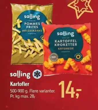 Føtex Salling Kartofler tilbud