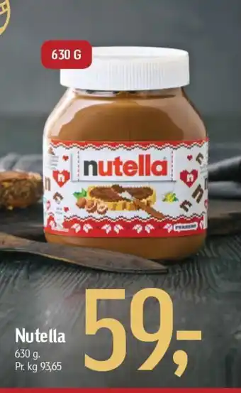 Føtex Nutella 630 g. tilbud