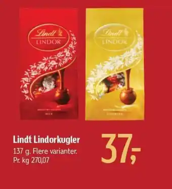 Lindt Lindorkugler 137 g.