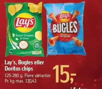 Føtex Lay's, Bugles eller Doritos chips tilbud