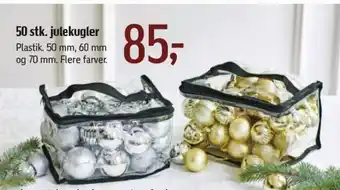 50 stk. julekugler