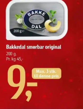 Føtex Bakkedal smørbar original tilbud