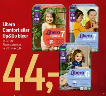 Føtex Libero Comfort eller Up&Go bleer tilbud