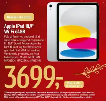 Føtex Apple iPad 10,9" Wi-Fi 64GB tilbud
