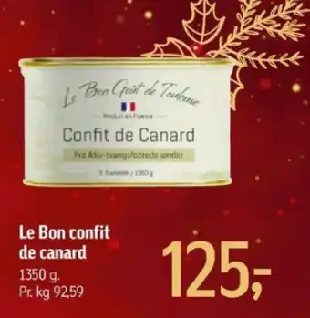 Føtex Le Bon confit de canard tilbud