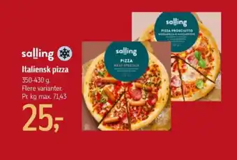Føtex Italiensk pizza tilbud