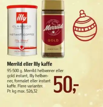 Føtex Merrild eller Illy kaffe tilbud