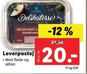 Lidl Leverpostej tilbud