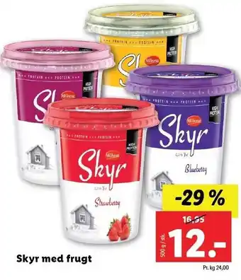 Lidl Skyr med frugt tilbud