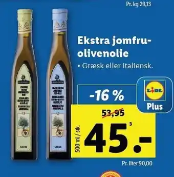 Lidl Ekstra jomfruolivenolie tilbud