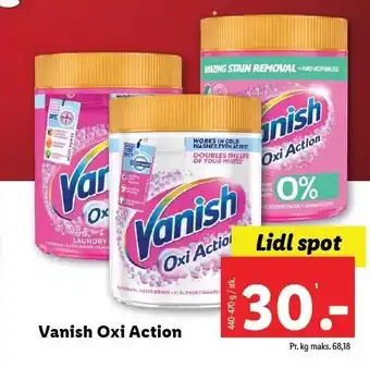 Lidl Vanish oxi action tilbud