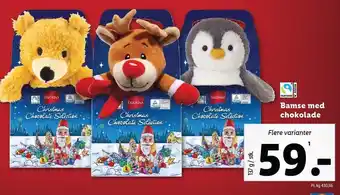 Lidl Bamse med chokolade tilbud
