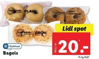 Lidl Bagels tilbud