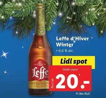 Lidl Leffe d'hiver winter tilbud