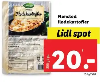 Lidl Flensted flødekartofler tilbud