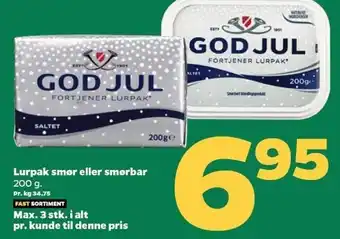 Netto Lurpak smør eller smørbar tilbud