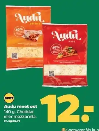 Netto Audu revet ost tilbud