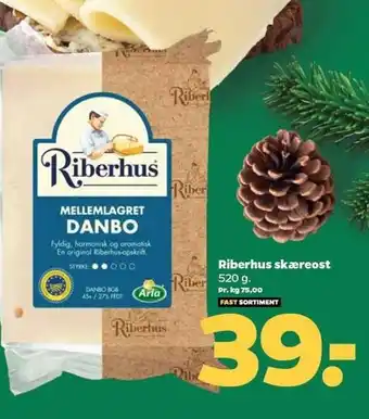 Netto Riberhus skæreost tilbud