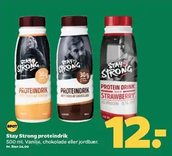 Netto Stay strong proteindrik tilbud