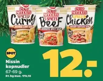 Netto Nissin kopnudler tilbud
