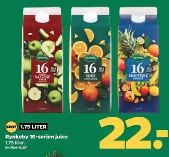 Netto Rynkeby 16-serien juice tilbud