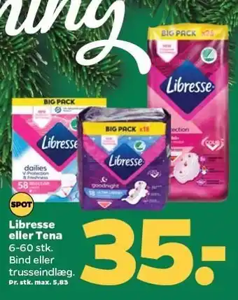 Netto Libresse eller tena tilbud